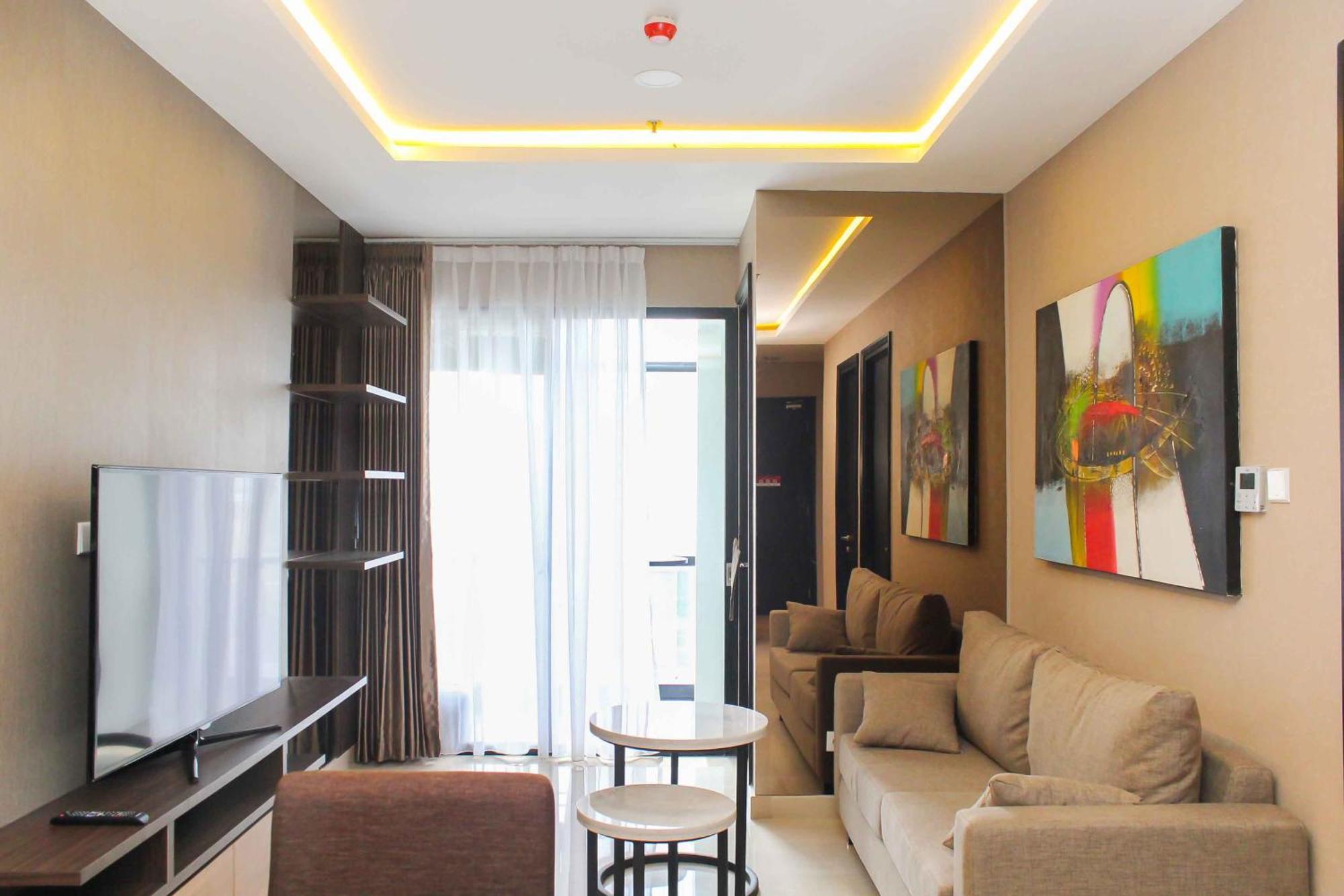 Apartemen Stunning And Comfy 2br + Study At Sudirman By Travelio