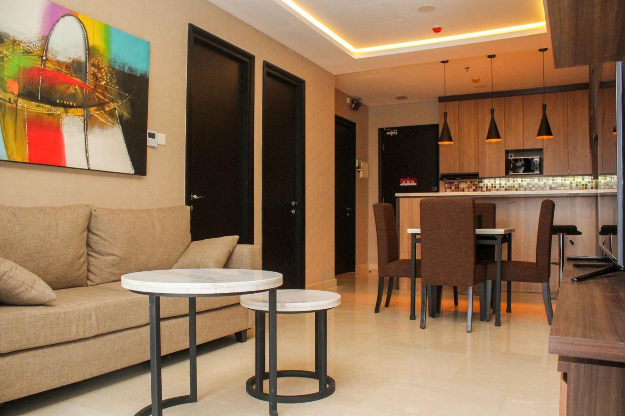 Apartemen Stunning And Comfy 2br + Study At Sudirman By Travelio